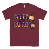 Burgundy Candy Corn Cutie Classic Tee - CowhideDigitalArt