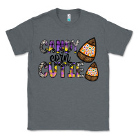 Charcoal Heather Candy Corn Cutie Classic Tee - CowhideDigitalArt
