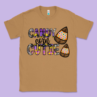 Candy Corn Cutie Classic Tee Designed By Cowhidedigitalart