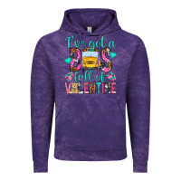 Cloud Purple ive got a bus full of valentine Vintage Hoodie - NancyCooperArtShop