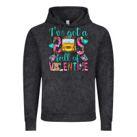 Vintage Black ive got a bus full of valentine Vintage Hoodie - NancyCooperArtShop