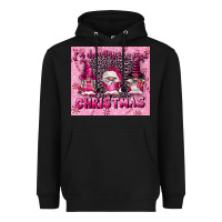Black i'm dreaming of a pink christmas Heavyweight Hoodie - FaDigitalArtStudio