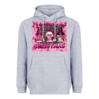 Heather Grey i'm dreaming of a pink christmas Heavyweight Hoodie - FaDigitalArtStudio