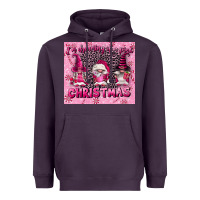 Plum i'm dreaming of a pink christmas Heavyweight Hoodie - FaDigitalArtStudio