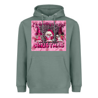 Sage i'm dreaming of a pink christmas Heavyweight Hoodie - FaDigitalArtStudio