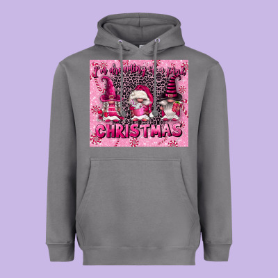 I'm Dreaming Of A Pink Christmas Heavyweight Hoodie Designed By Fadigitalartstudio