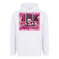 White i'm dreaming of a pink christmas Heavyweight Hoodie - FaDigitalArtStudio