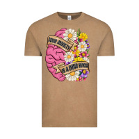 Vintage Coffee your anxiety is a lying bitch Vintage Tee - MaliasSmallBusiness