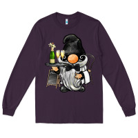 Plum waiter gnome Long Sleeve Tee - BarkalooDesign