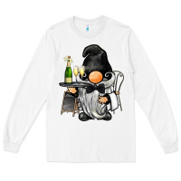 White waiter gnome Long Sleeve Tee - BarkalooDesign