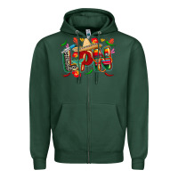 Sports Green cinco de mayo lpn Zipper Hoodie - CowGirlArtShop