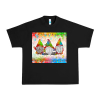 Black christmas lights gnome Urban Heavy Tee - MaliasSmallBusiness