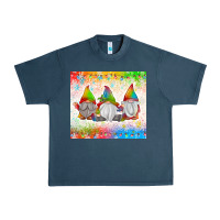 Christmas Lights Gnome Urban Heavy Tee | Teevron