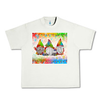 Pistachio christmas lights gnome Urban Heavy Tee - MaliasSmallBusiness