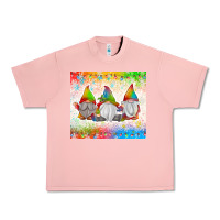 Salmon christmas lights gnome Urban Heavy Tee - MaliasSmallBusiness