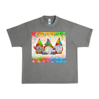 Tornado christmas lights gnome Urban Heavy Tee - MaliasSmallBusiness