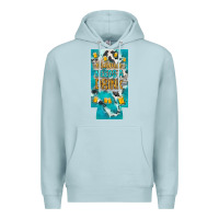 Blue Mist Mama needs a drink slim can cooler mother's day Premium Hoodie - HowdyJamesFarm