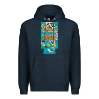Navy Mama needs a drink slim can cooler mother's day Premium Hoodie - HowdyJamesFarm