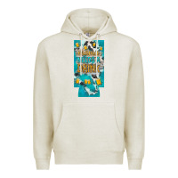 Oatmeal Heather Mama needs a drink slim can cooler mother's day Premium Hoodie - HowdyJamesFarm