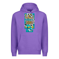 Purple Mama needs a drink slim can cooler mother's day Premium Hoodie - HowdyJamesFarm