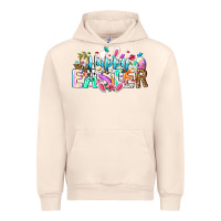 Sandshell Happy Easter Bunny Urban Hoodie - CowhideDigitalArt