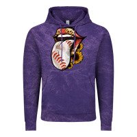 Cloud Purple Baseball Tongue Vintage Hoodie - Jasminsmagicworld