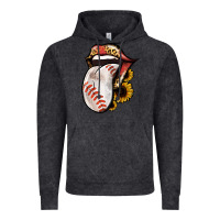 Vintage Black Baseball Tongue Vintage Hoodie - Jasminsmagicworld
