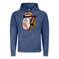 Vintage Denim Baseball Tongue Vintage Hoodie - Jasminsmagicworld