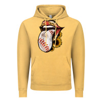 Baseball Tongue Vintage Hoodie | Teevron