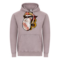 Vintage Zinc Baseball Tongue Vintage Hoodie - Jasminsmagicworld