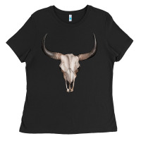 Black bullskull Ladies Tee - Artiststas