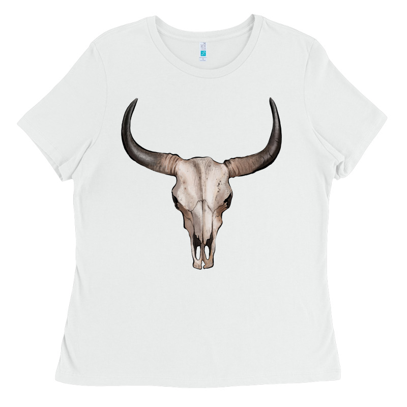 Bullskull Ladies Tee by Artiststas | Teevron