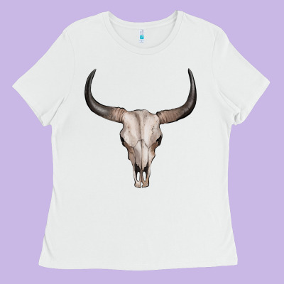 Bullskull Ladies Tee Designed By Artiststas