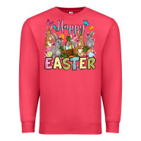 Cardinal Happy Easter bunnys Premium Sweatshirt - OliviaCreatesArt