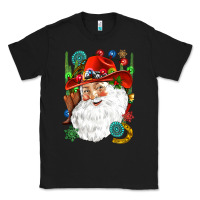 Black Cowboy Santa Classic Tee - NancyCooperArtShop