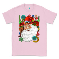Bubblegum Pink Cowboy Santa Classic Tee - NancyCooperArtShop