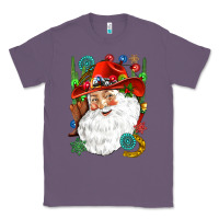 Lavender Cowboy Santa Classic Tee - NancyCooperArtShop