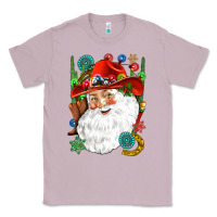 Lilac Cowboy Santa Classic Tee - NancyCooperArtShop