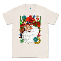 Natural Cowboy Santa Classic Tee - NancyCooperArtShop