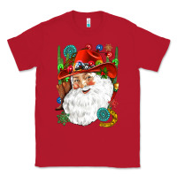 Red Cowboy Santa Classic Tee - NancyCooperArtShop