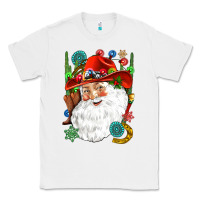 White Cowboy Santa Classic Tee - NancyCooperArtShop