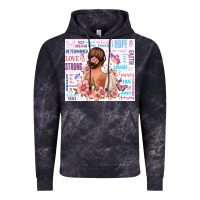 Cloud Black positive affirmations girl Vintage Hoodie - MaliasSmallBusiness