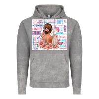 Cloud Rock positive affirmations girl Vintage Hoodie - MaliasSmallBusiness