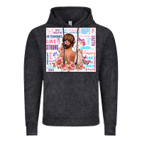 Vintage Black positive affirmations girl Vintage Hoodie - MaliasSmallBusiness