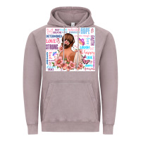 Vintage Zinc positive affirmations girl Vintage Hoodie - MaliasSmallBusiness