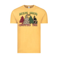 Vintage Mustard rocking around the christmas tree Vintage Tee - MaliasSmallBusiness
