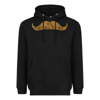 Black moustache fa element Heavyweight Hoodie - FaDigitalArtStudio