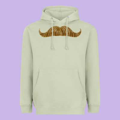 Moustache Fa Element Heavyweight Hoodie Designed By Fadigitalartstudio