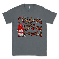 Charcoal Heather christmas with my gnomies Classic Tee - JahusDesignShop