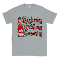 Heather Grey christmas with my gnomies Classic Tee - JahusDesignShop
